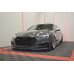 Накладка сплиттер на передний бампер на Audi S5 B9
